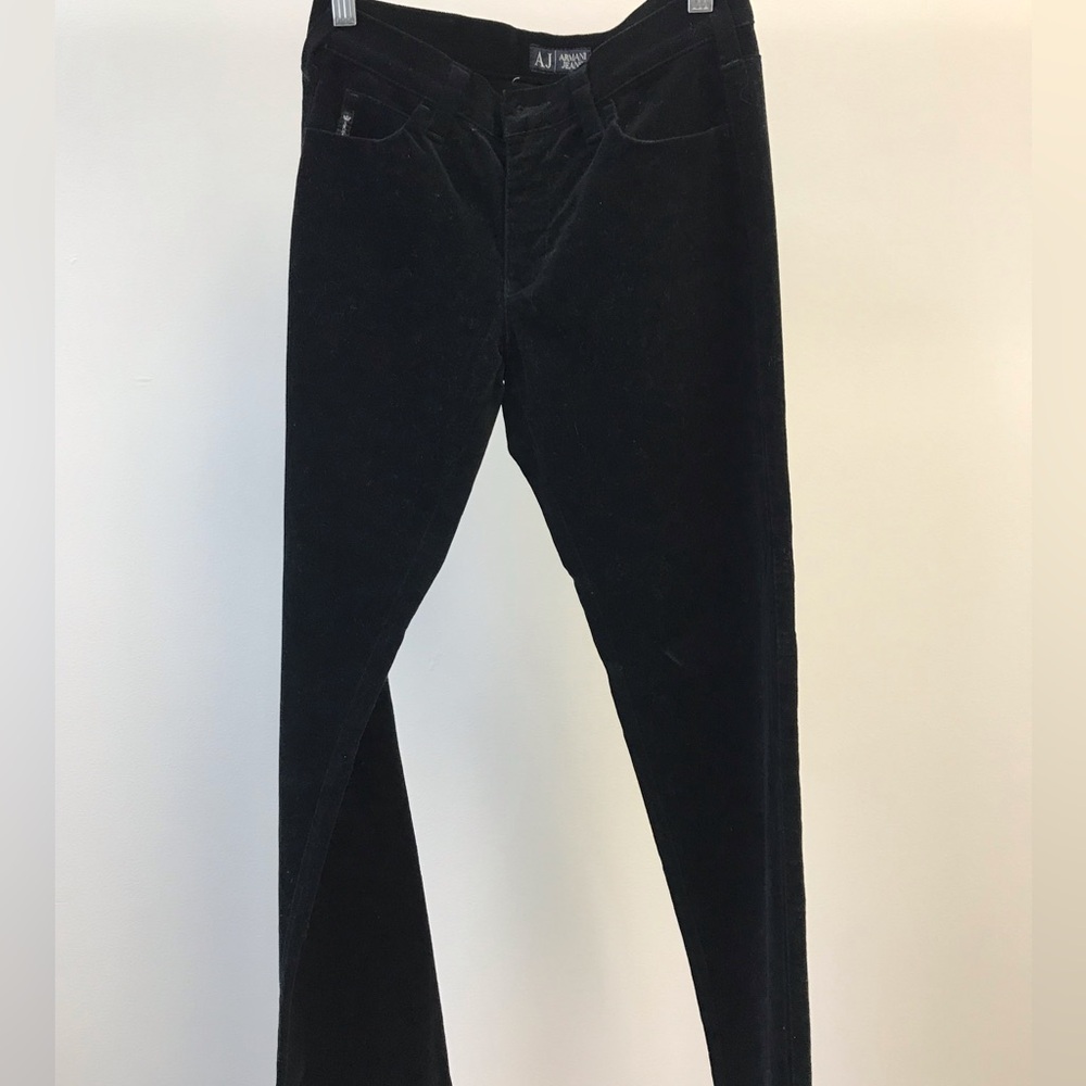Armani Women's Classic Black Straight Leg Jeans